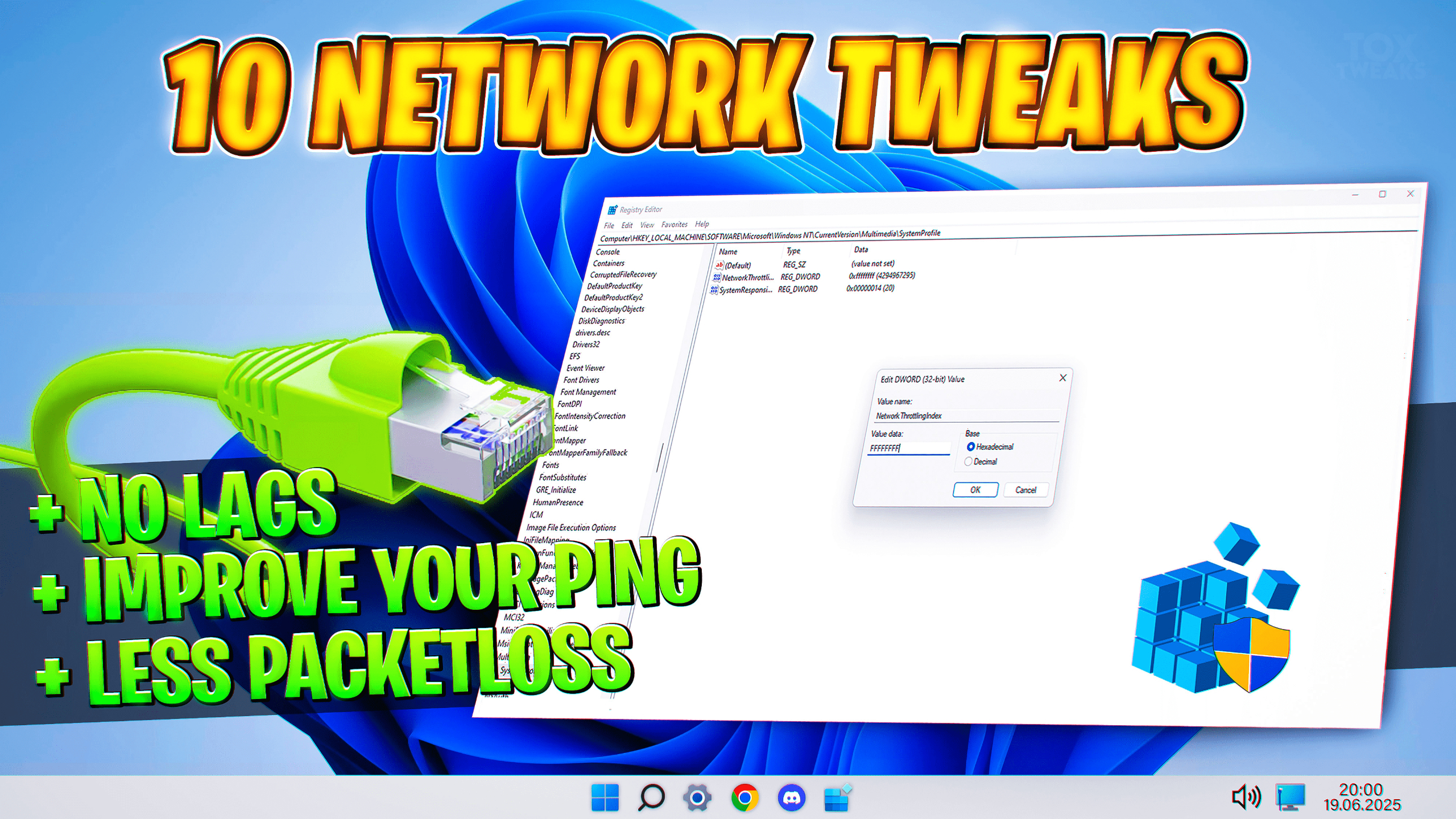 10 Network Tweaks To Improve Your Ping & PacketLoss